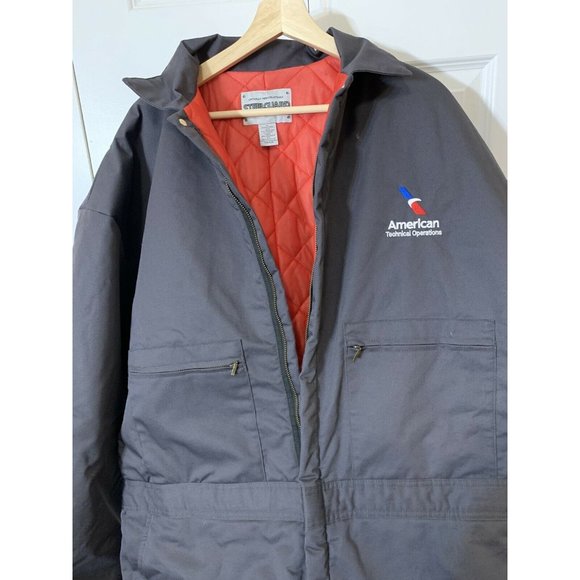 Steelguard American‎ Airlines Work Wear Coveralls Mechanic Jumpsuit Sz XL… - Picture 1 of 7